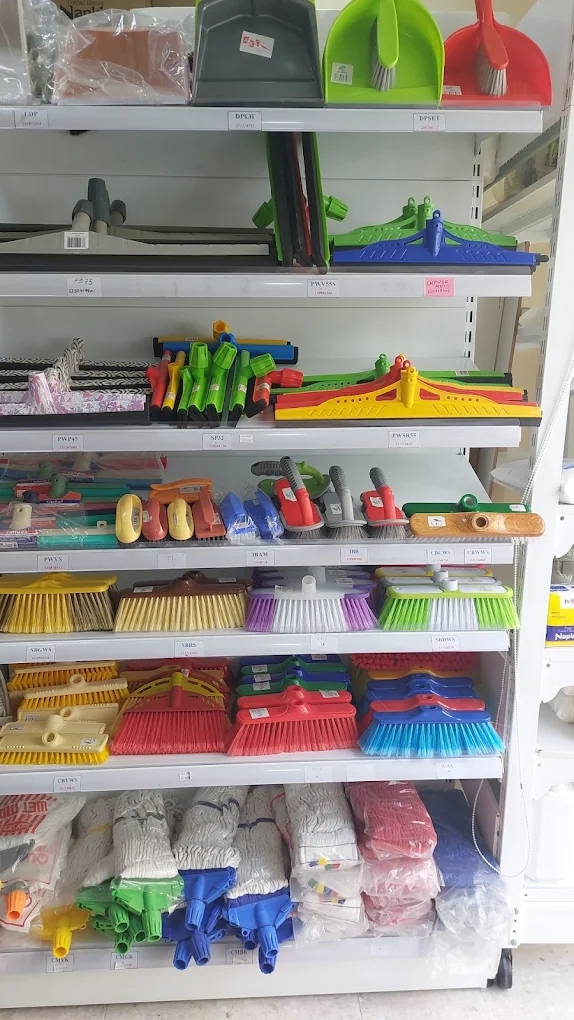 Brushes, brooms, mops and cleaning tools at V Care